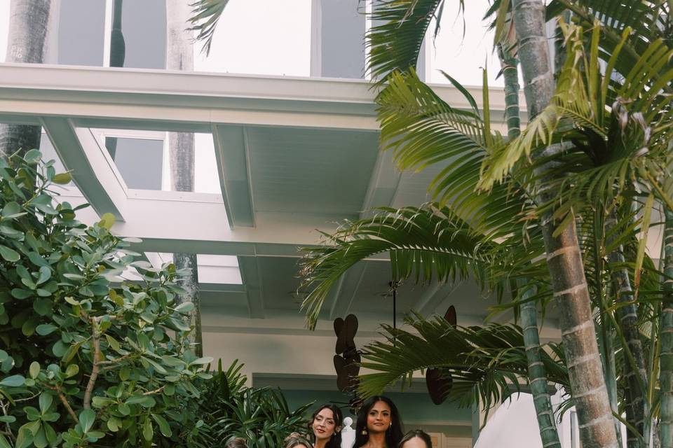 Tropical floral dreamscape
