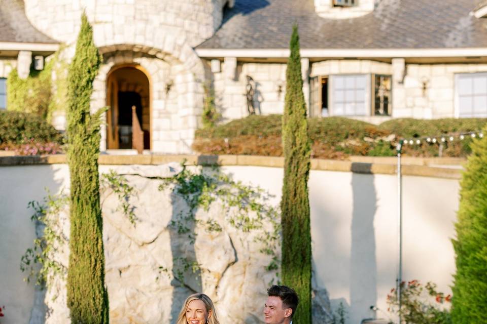 Golden-hour California romance