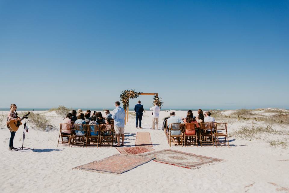 Beach ceremony