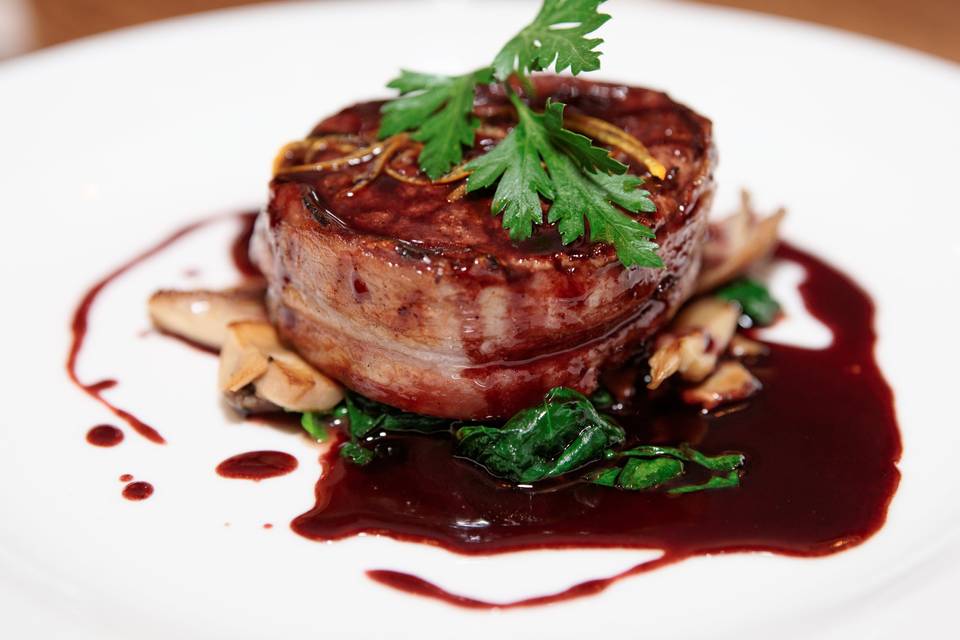 Bacon-wrapped filet