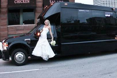 Party Bus for a wedding