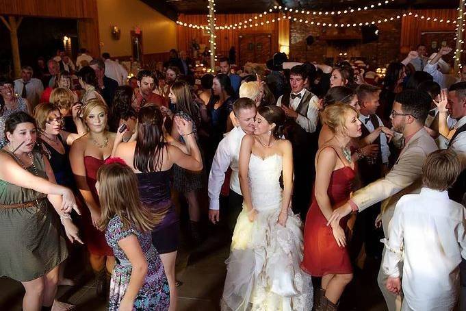 Reception dance floor