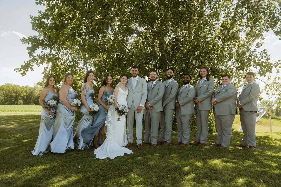 Williams' wedding party!