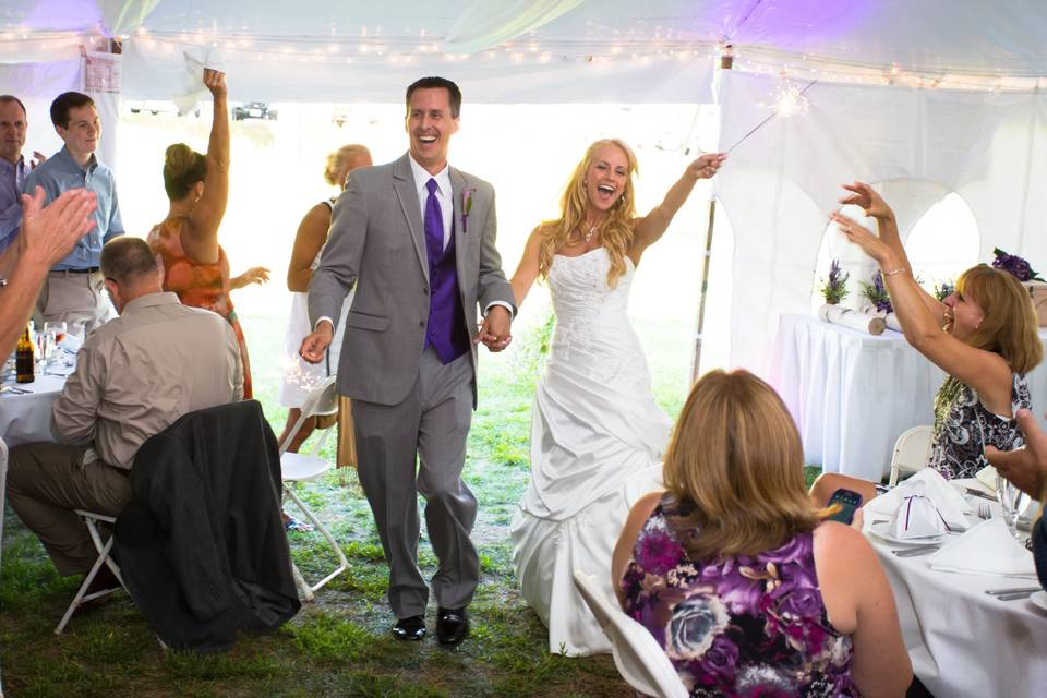 Tent wedding