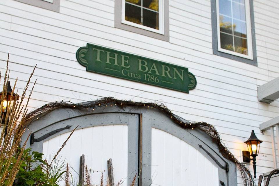 Barn entrance