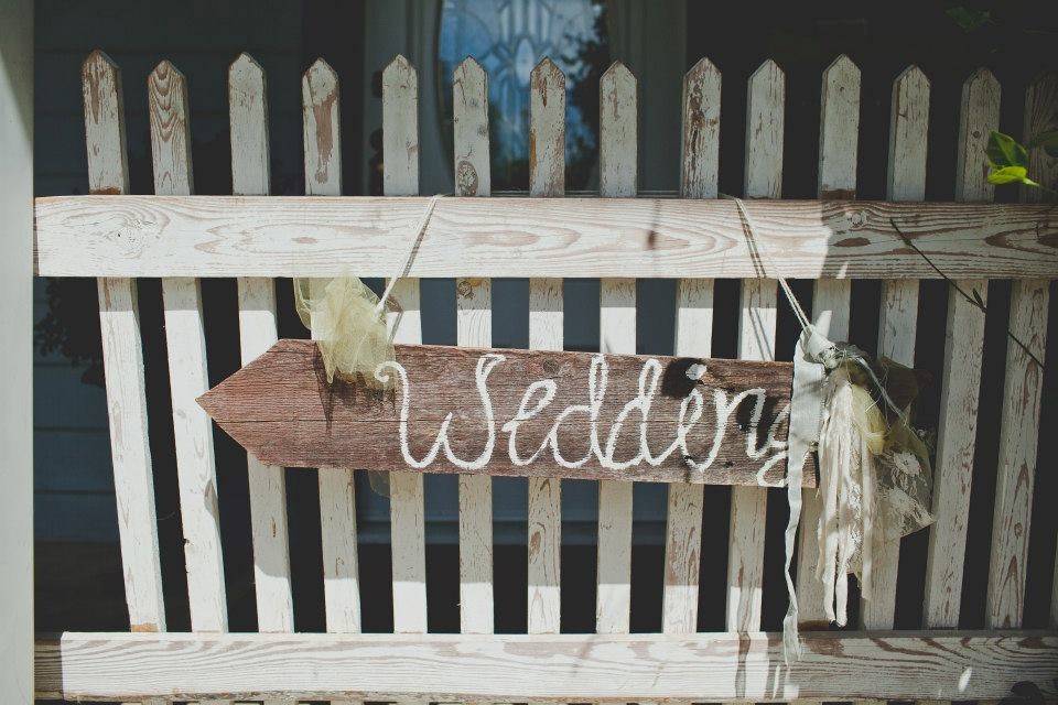 Wedding signage