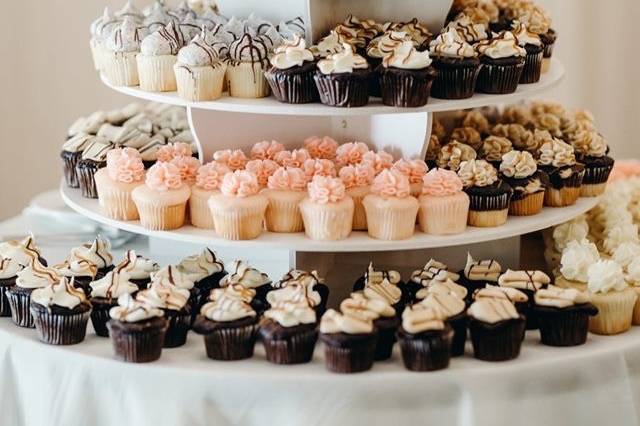 Mini cupcake display