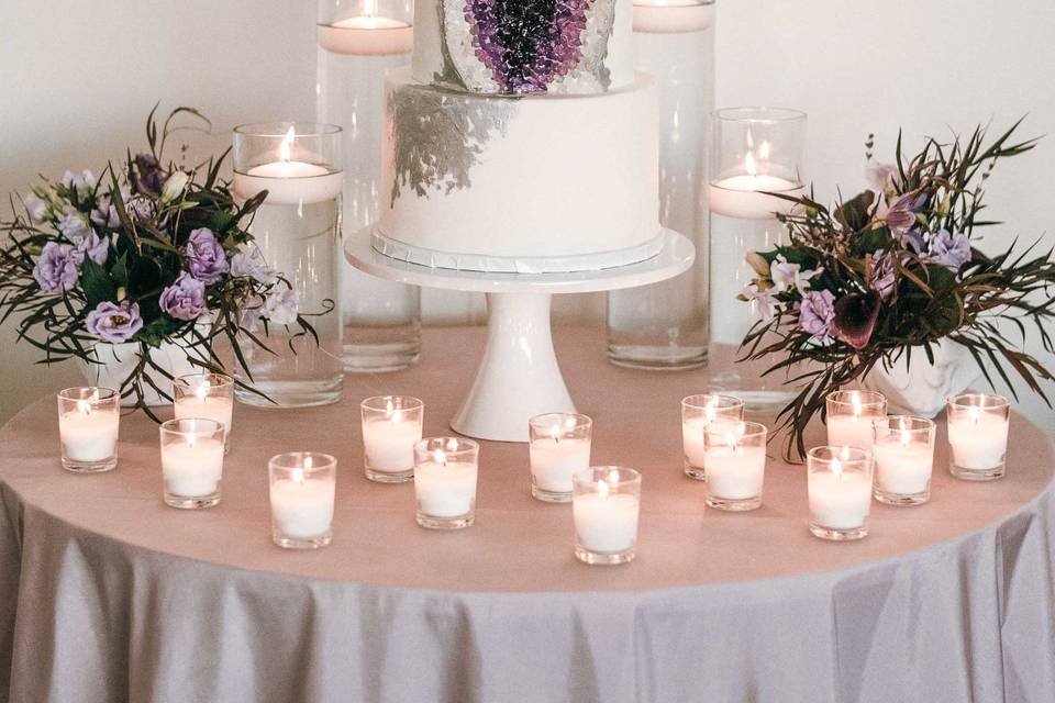 Purple Geode CakePhoto by Eric Lundgren