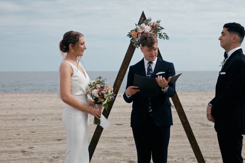 Beach ceremony