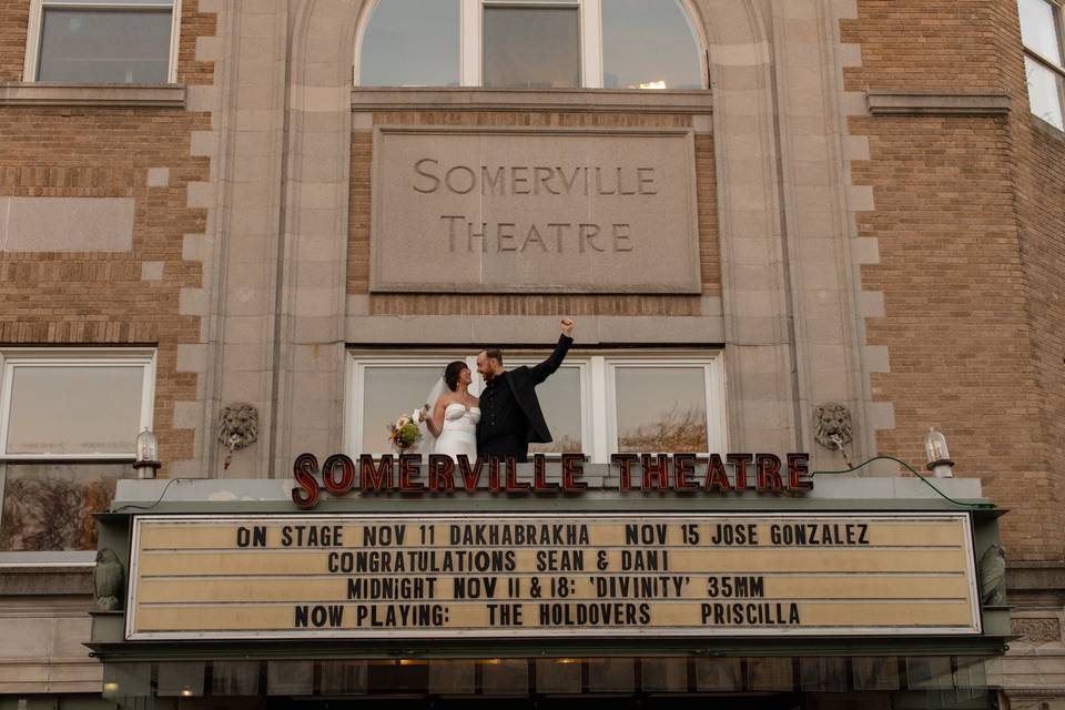 Somerville Theater Wedding