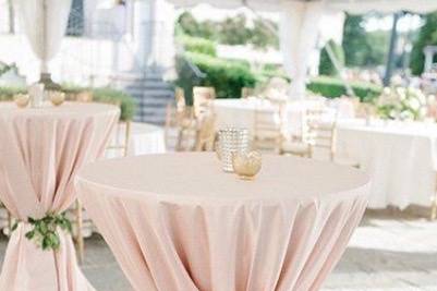 Rose Gold Cocktail Linens