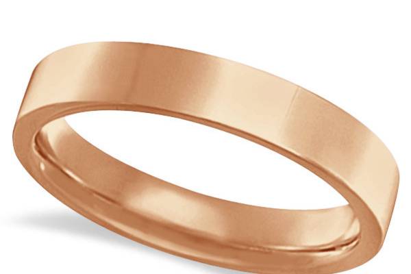 Flat Comfort Fit Plain Ring Wedding BandA traditional collection of flat wedding rings, 2mm-10mm wide. Available in your choice of gold, palladium, or platinum.