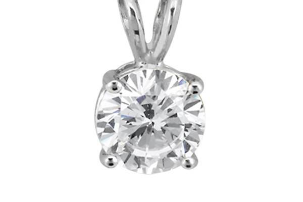 Round Diamond Solitaire Pendant	Our diamond solitaire pendant is available in any weight from 0.25ct-2.00ct & in all metals with a custom center stone.