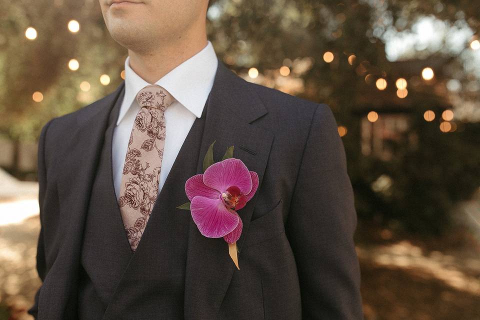 Orchid Boutonniere, San Diego