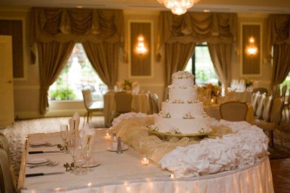 Example Wedding Cake Display