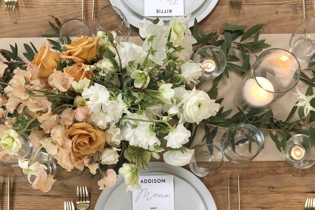 Garden party place settings
