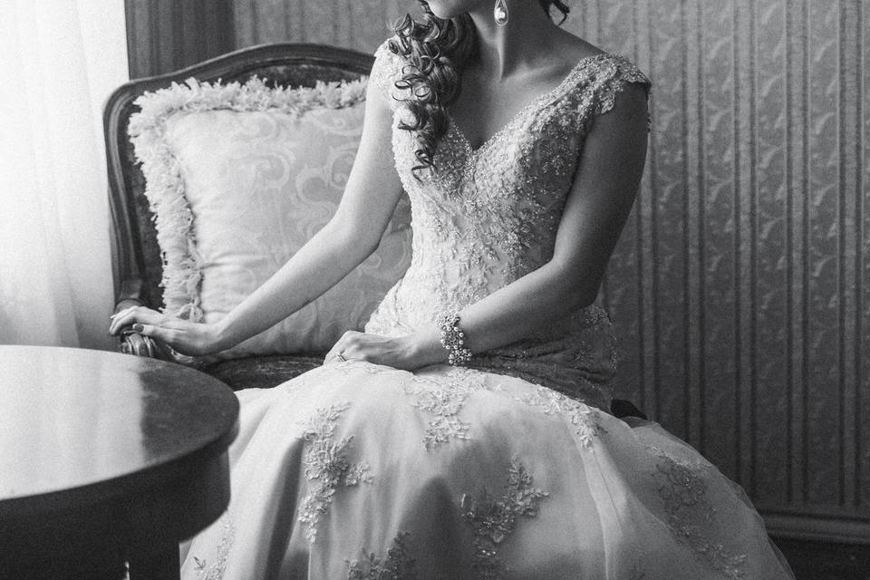 Bride preparations