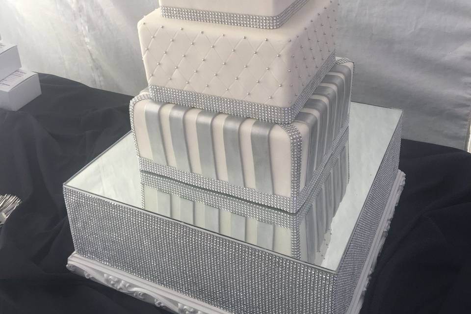 Tall wedding cake