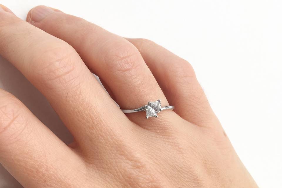 Marquise cut Minimalist Ring