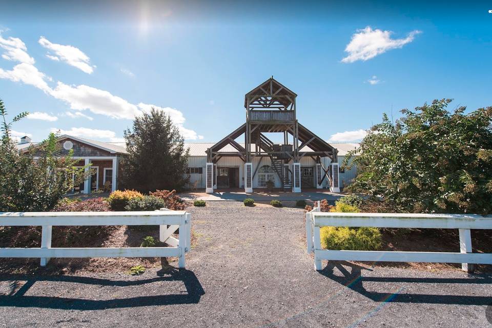 Outside stable view