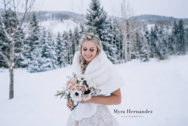 Snowy Vail wedding