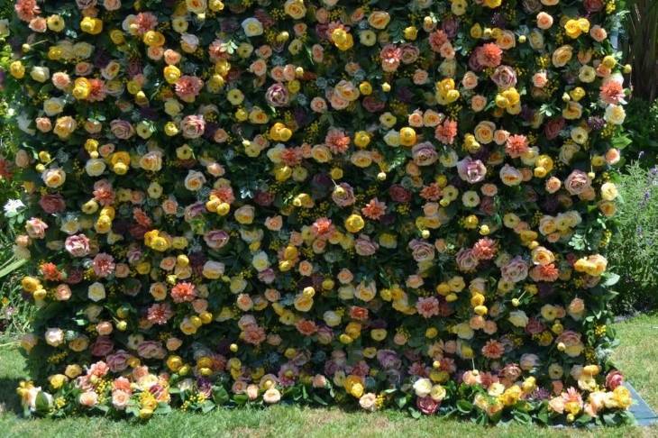 Beautiful floral wall
