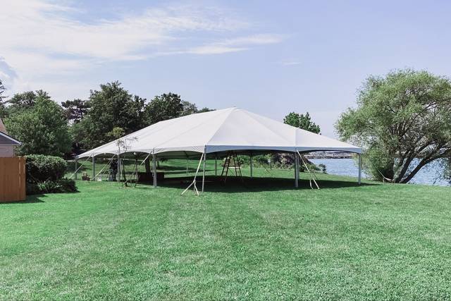 WEDDING TENT ON LAKE ERIE