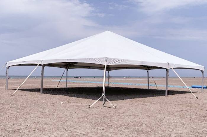 TENT ON BEACH