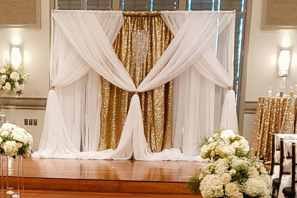 Woven Ceremony backdrop