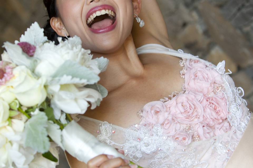 White wedding dress