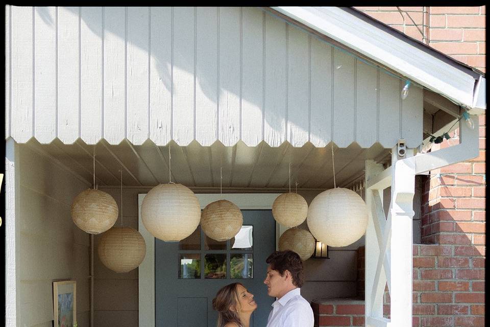 Backyard wedding