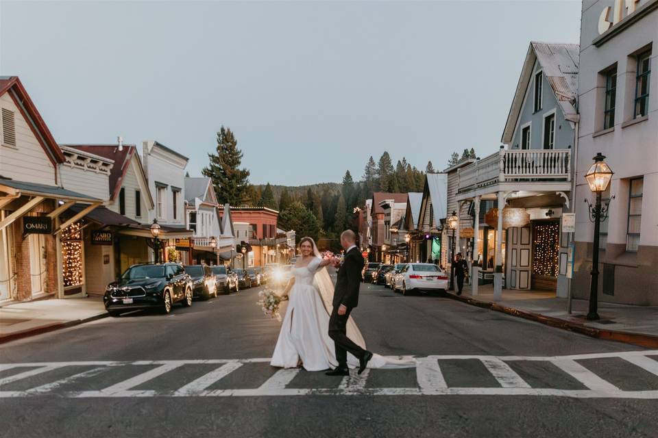 Nevada City wedding