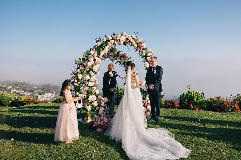 Ceremony Flower Arch