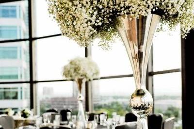 Black & White Wedding Reception @ Hyatt Regency DTC