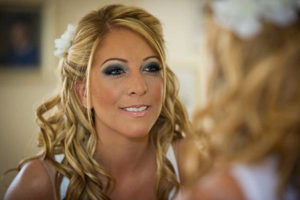 Baltimore Wedding Makeup Artist Smoky Eye Bride