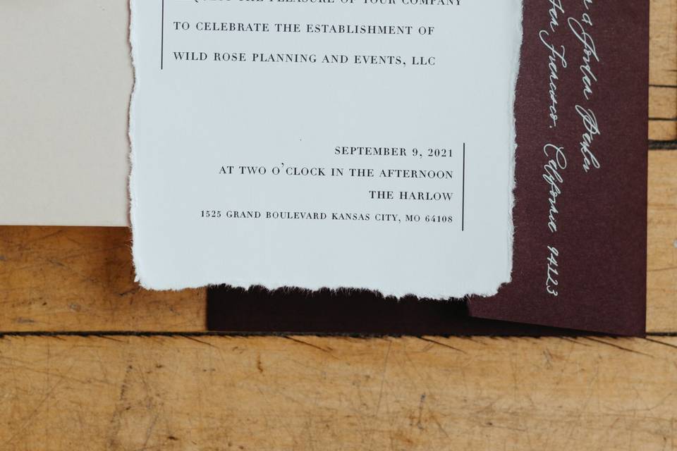 Invitations