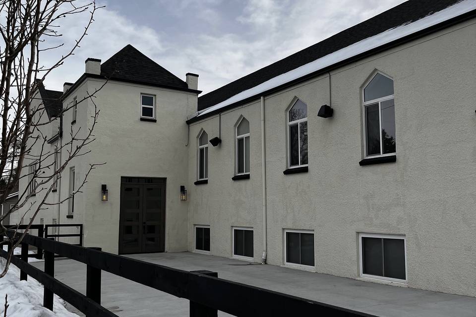 The courtyard and entrance