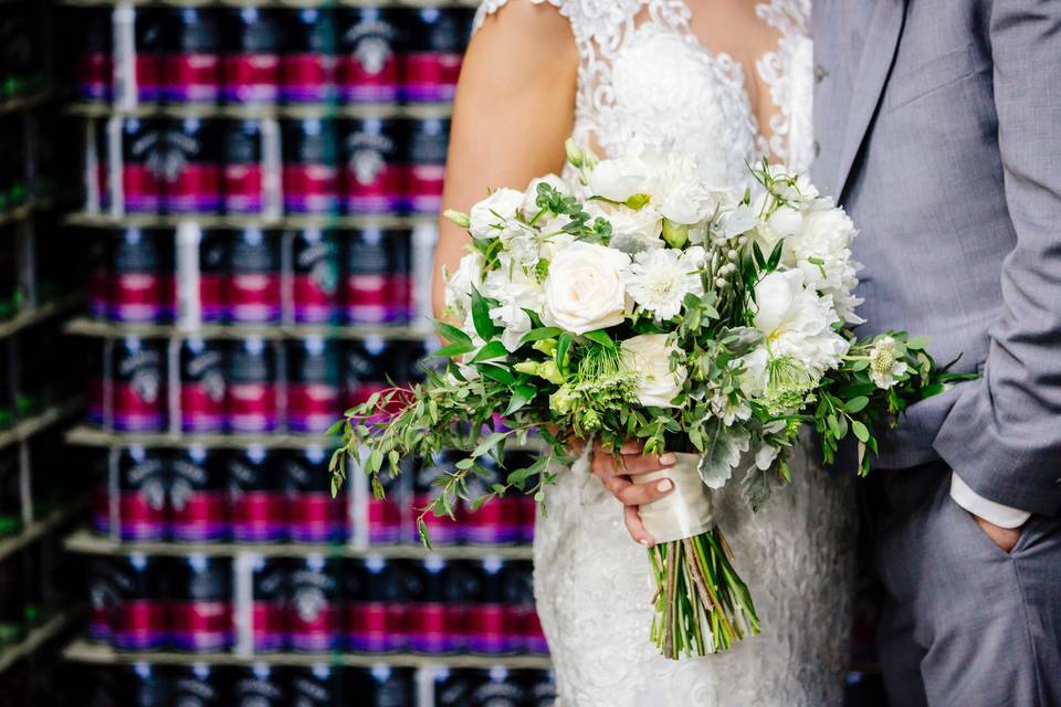 Classic white bouquet