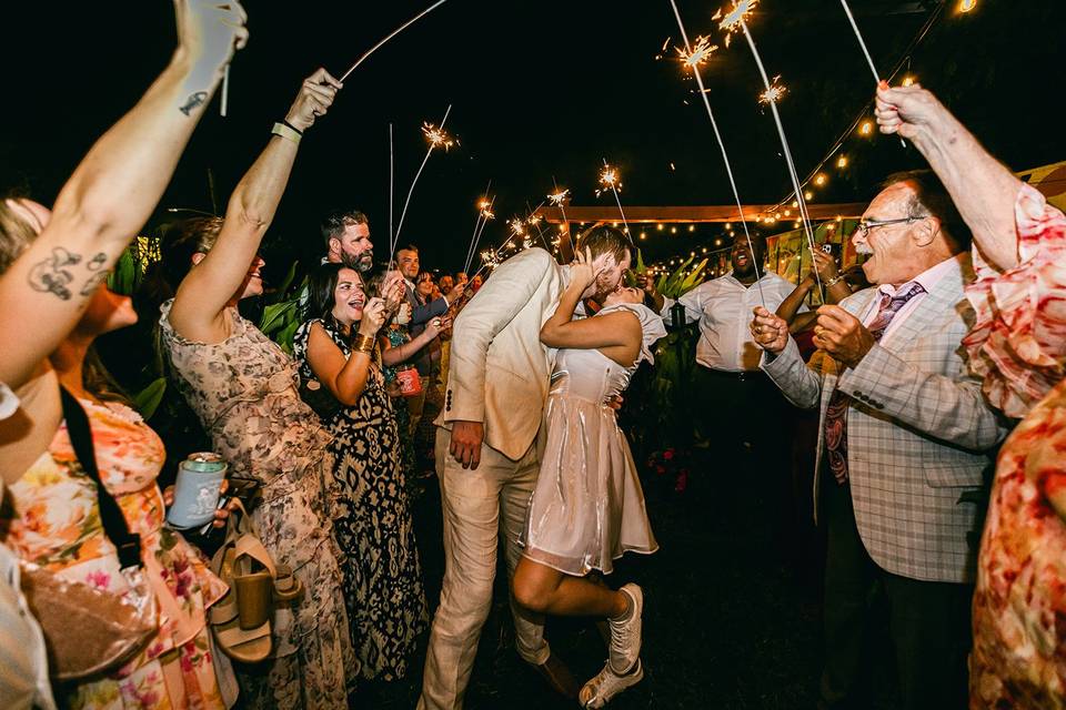 Sparkler exit