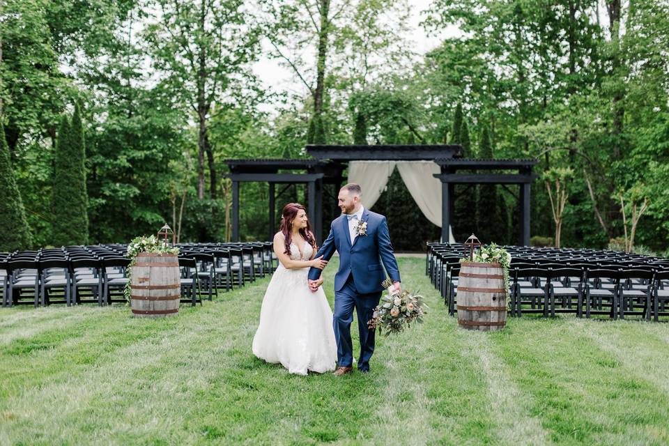 First Look With Groom