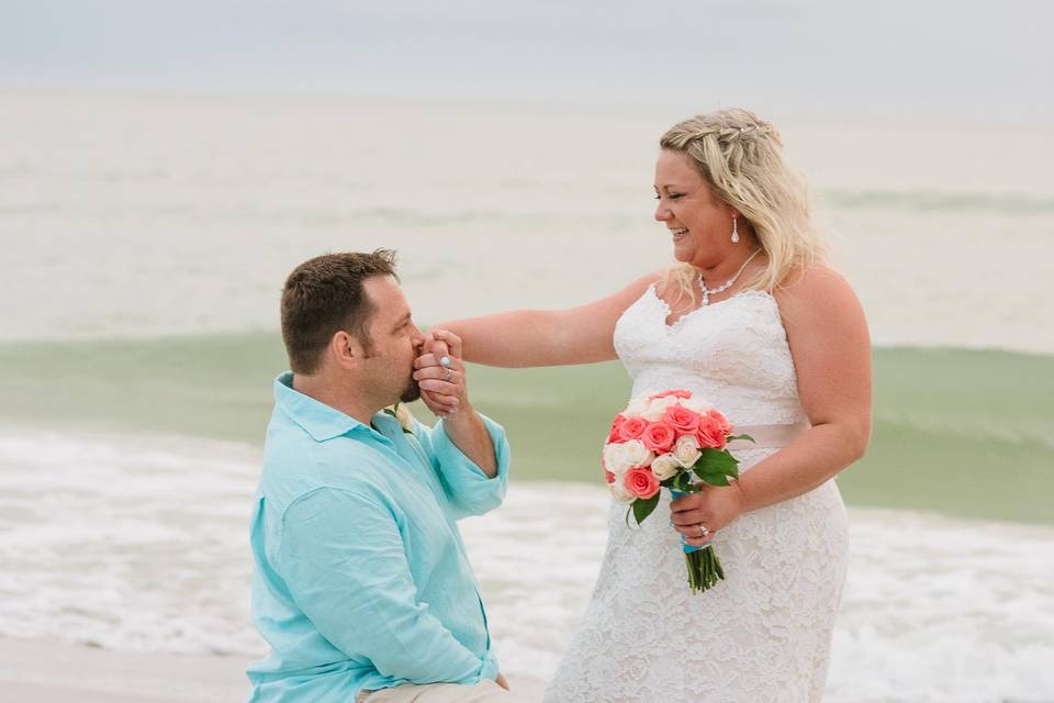 Treasure Island Beach Wedding at Sunset Vistas Beachfront Suites