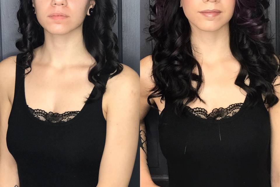 Hair and makeup