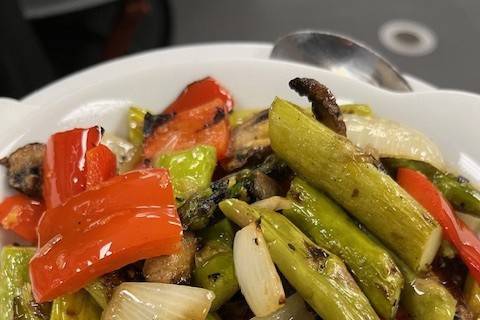 Mixed grilled vegetables