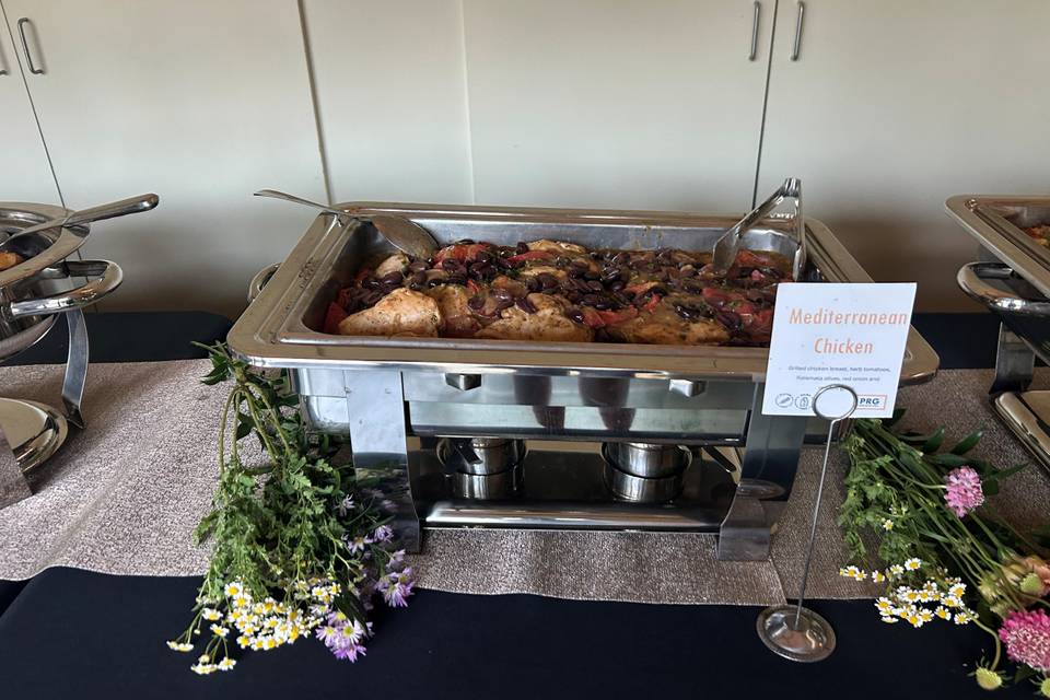 Served Buffet Set up