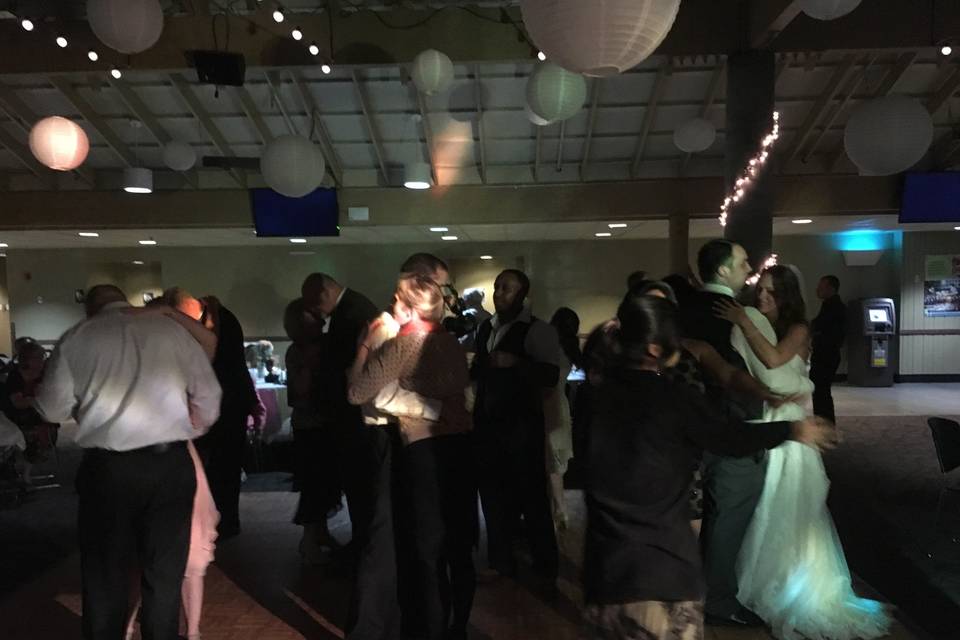 Wedding dance party