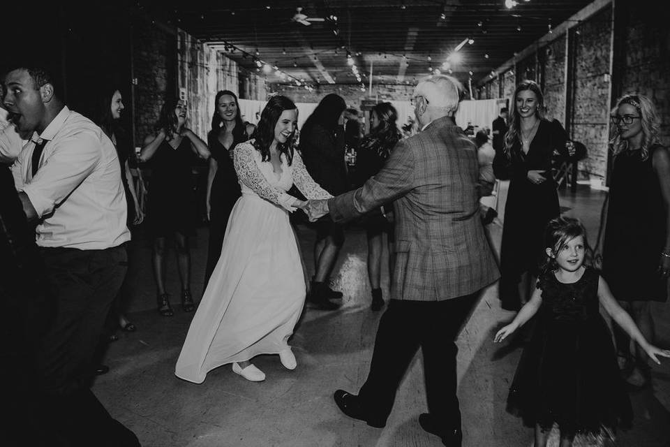 Bride Dancing