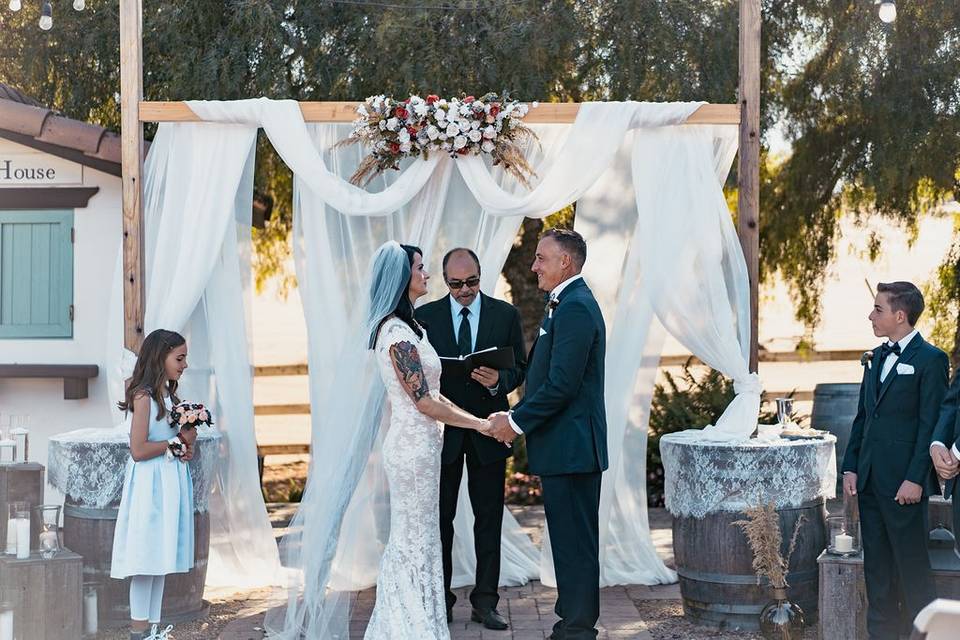 Exchanging vows