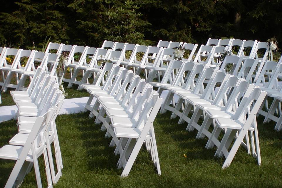 Garden Chair Seating for Wedding