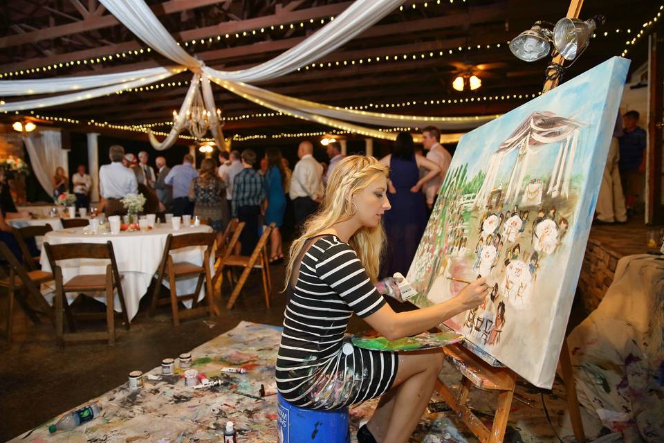 Paint Your Event by Artist Heidi Schwartz