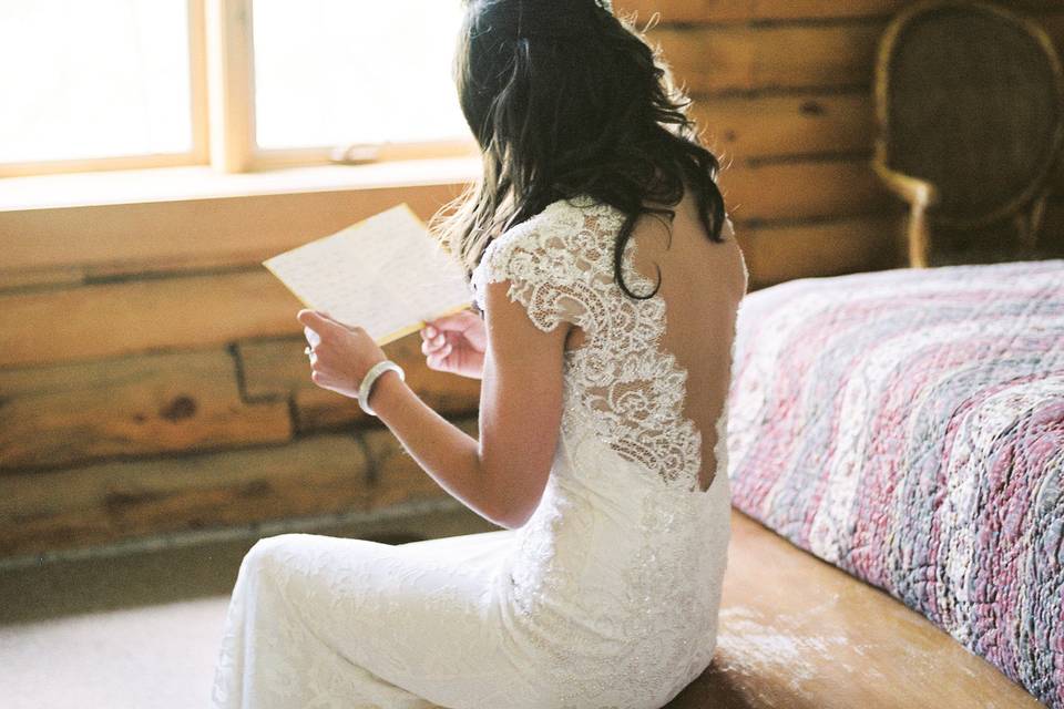 Keystone Ranch Quiet Moments before the Ceremony